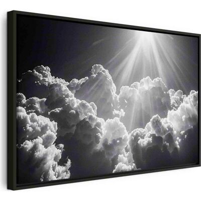 ARTGEIST Stampa Su Tela Hope In The Clouds Nero 120x80 Cm ARTGEIST Stampa Su Tela Hope In The Clouds Nero 120x80 Cm