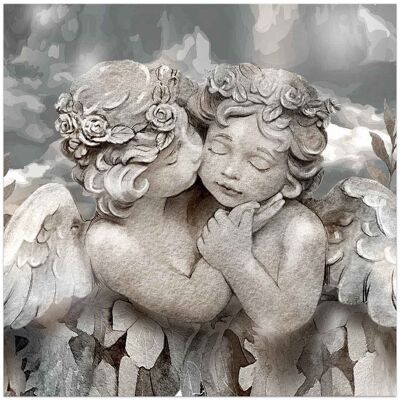 LUPIA - Quadro Moderno Soggiorno Camera Da Letto Mondie' 31x31 Cm Angels In Flower Mix LUPIA - Quadro Moderno Soggiorno Camera Da Letto Mondie' 31x31 Cm Angels In Flower Mix