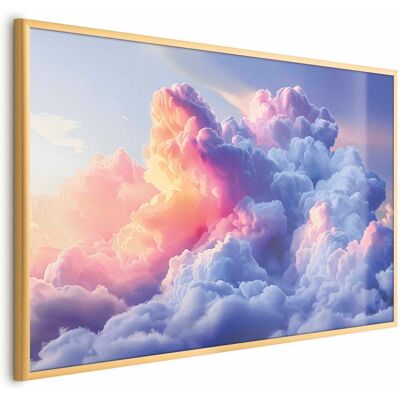 OEM Manifesto - Nuvole Come Dipinte: Pennelli Artistici Dell'alba Che Dipingono Il Cielo OEM Manifesto - Nuvole Come Dipinte: Pennelli Artistici Dell'alba Che Dipingono Il Cielo