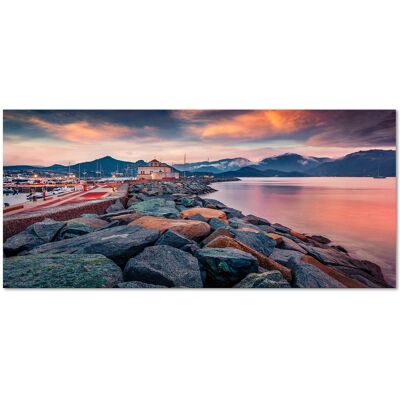 LUPIA Quadro Moderno Canvas Deep 65x143 Cm Cagliari-villa Simius Porto LUPIA Quadro Moderno Canvas Deep 65x143 Cm Cagliari-villa Simius Porto