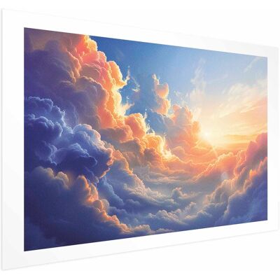 OEM Manifesto - Tramonto Su Un Mare Nuvoloso: Una Meravigliosa Sinfonia Di Colori OEM Manifesto - Tramonto Su Un Mare Nuvoloso: Una Meravigliosa Sinfonia Di Colori