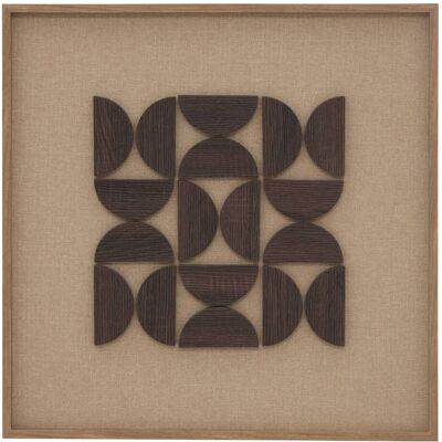 ATMOSPHERA Tela 3d Nyer Quadrata 60x60 Cm Beige - Créateur D'Intérieur ATMOSPHERA Tela 3d Nyer Quadrata 60x60 Cm Beige - Créateur D'Intérieur