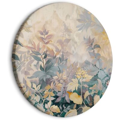 OEM Quadro Rotondo - Motivo Arazzo Con Prato E Fiori Kilim Con Motivo Primaverile / Motivo Arazzo Con Fiori Colorati OEM Quadro Rotondo - Motivo Arazzo Con Prato E Fiori Kilim Con Motivo Primaverile / Motivo Arazzo Con Fiori Colorati