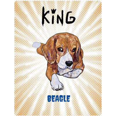 OEM Piatto King Beagle Giovane - 20x28 Cm OEM Piatto King Beagle Giovane - 20x28 Cm