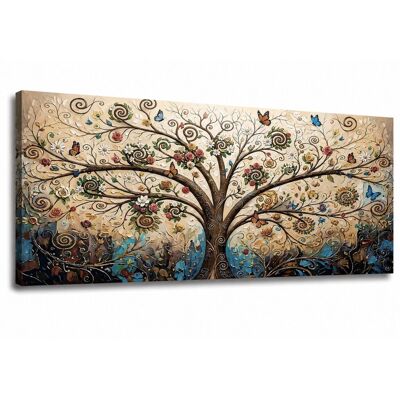 LUPIA Quadro Moderno Soggiorno Camera Da Letto Canvas World Albero Romantico 52x122 Cm, Stampa Su Tela, Telaio In Legno LUPIA Quadro Moderno Soggiorno Camera Da Letto Canvas World Albero Romantico 52x122 Cm, Stampa Su Tela, Telaio In Legno