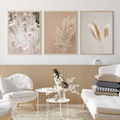 DPZO Dipinti, Stampe Su Tela, Erba Della Pampa, Piante, Paesaggio Naturale, Erba Secca, Poster Botanico Boho Moderno, Foto Di Galleria, 20 X 30 Cm (8 X 12 Pollici) X3, Senza Cornice DPZO Dipinti, Stampe Su Tela, Erba Della Pampa, Piante, Paesaggio Naturale, Erba Secca, Poster Botanico Boho Moderno, Foto Di Galleria, 20 X 30 Cm (8 X 12 Pollici) X3, Senza Cornice