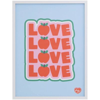 ATMOSPHERA Cha Cha Pop Tela Con Cornice Bianca 31,5x2x41,5 Cm - Créateur D'Intérieur ATMOSPHERA Cha Cha Pop Tela Con Cornice Bianca 31,5x2x41,5 Cm - Créateur D'Intérieur