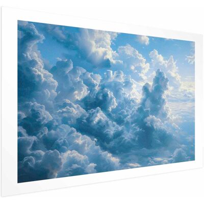 OEM Manifesto - Oceano Nell'aria: Nuvole Ondeggianti Che Riflettono La Luce Del Mattino OEM Manifesto - Oceano Nell'aria: Nuvole Ondeggianti Che Riflettono La Luce Del Mattino