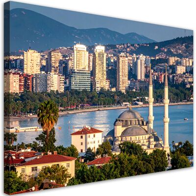 FEEBY Quadro Su Tela, Architettura Città Istanbul In Turchia, 30x20 FEEBY Quadro Su Tela, Architettura Città Istanbul In Turchia, 30x20