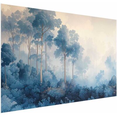 OEM Manifesto - Una Foresta Avvolta Nella Nebbia, Tra Le Sfumature Di Blu OEM Manifesto - Una Foresta Avvolta Nella Nebbia, Tra Le Sfumature Di Blu