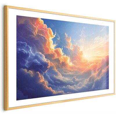 OEM Manifesto - Tramonto Su Un Mare Nuvoloso: Una Meravigliosa Sinfonia Di Colori OEM Manifesto - Tramonto Su Un Mare Nuvoloso: Una Meravigliosa Sinfonia Di Colori