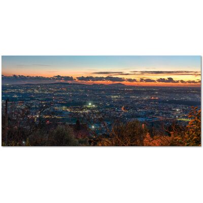 LUPIA Quadro Moderno Canvas Deep 65x143 Cm Caserta - Paesaggio Notturno LUPIA Quadro Moderno Canvas Deep 65x143 Cm Caserta - Paesaggio Notturno