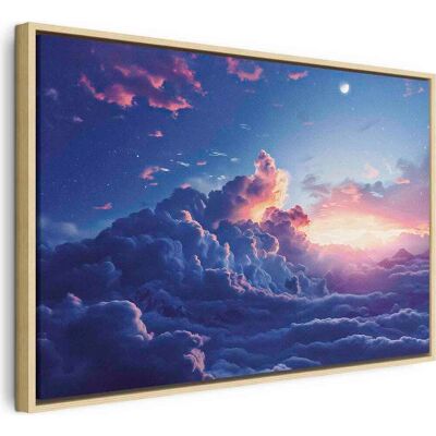 ARTGEIST Quadro Tela Blu 90x60 Cm Cornice Legno ARTGEIST Quadro Tela Blu 90x60 Cm Cornice Legno