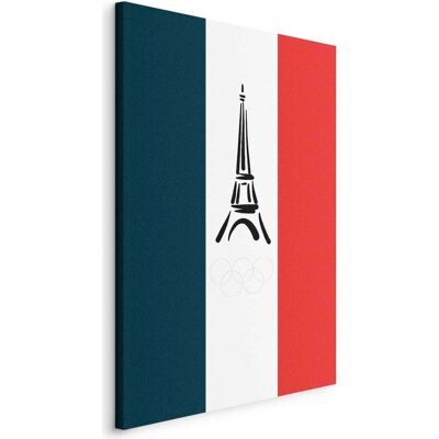 OEM Quadro Artgeist Bandiera Francese Blu 40x60 Cm Tela OEM Quadro Artgeist Bandiera Francese Blu 40x60 Cm Tela