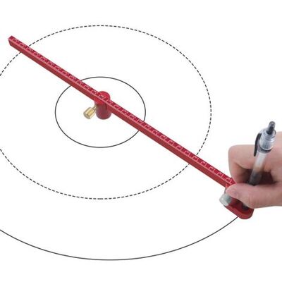 OEM Compasso Da Falegname, Righello Circolare Da 300 Mm In Lega Di Alluminio, Calibro Per Marcatura Di Cerchi In Alluminio, Marcatore Circolare Tratteggiato Per La Lavorazione Del Legno. OEM Compasso Da Falegname, Righello Circolare Da 300 Mm In Lega Di Alluminio, Calibro Per Marcatura Di Cerchi In Alluminio, Marcatore Circolare Tratteggiato Per La Lavorazione Del Legno.