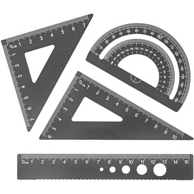 OEM Goniometro Quadrato Nero Con Scatola Portaoggetti, Righelli Di Geometria Matematica In Lega Di Alluminio, Articoli Di Cancelleria Matematica -crezuo OEM Goniometro Quadrato Nero Con Scatola Portaoggetti, Righelli Di Geometria Matematica In Lega Di Alluminio, Articoli Di Cancelleria Matematica -crezuo