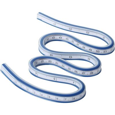 OEM Righello Curvo Flessibile Da 60 Cm, Righello Curvo In Plastica, Righello Di Misurazione Per Studio, Disegno, Abbigliamento, Lavorazione Del Legno -crezuo OEM Righello Curvo Flessibile Da 60 Cm, Righello Curvo In Plastica, Righello Di Misurazione Per Studio, Disegno, Abbigliamento, Lavorazione Del Legno -crezuo