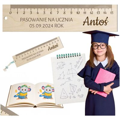 OEM Righello In Legno Personalizzato Con Nome. Regalo Ideale Per La Laurea Di Uno Studente. OEM Righello In Legno Personalizzato Con Nome. Regalo Ideale Per La Laurea Di Uno Studente.
