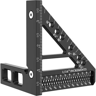 OEM Righello Di Misurazione Multiangolo, Mini Goniometro Squadra 22,5°-90°, Plotter Da Disegno Per La Lavorazione Del Legno Con Mandrino, Righello Di Marcatura Portatile, Squadra Da Carpentiere OEM Righello Di Misurazione Multiangolo, Mini Goniometro Squadra 22,5°-90°, Plotter Da Disegno Per La Lavorazione Del Legno Con Mandrino, Righello Di Marcatura Portatile, Squadra Da Carpentiere