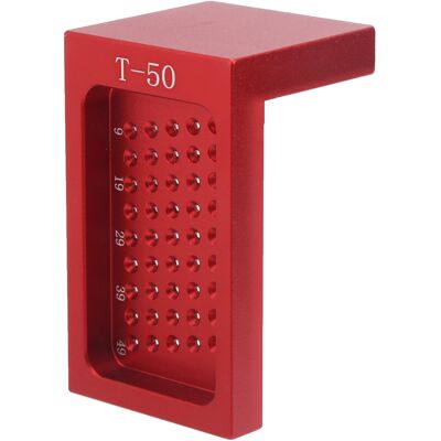 OEM Righello A T Con Puntatore Integrato, Righello Graduato In Alluminio, Per Tracciare Linee Precise Da 5 A 49 Mm. OEM Righello A T Con Puntatore Integrato, Righello Graduato In Alluminio, Per Tracciare Linee Precise Da 5 A 49 Mm.