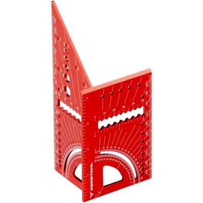 OEM Goniometro Righello Angolare Multifunzionale In Alluminio 3d 6” Vorstahl OEM Goniometro Righello Angolare Multifunzionale In Alluminio 3d 6” Vorstahl