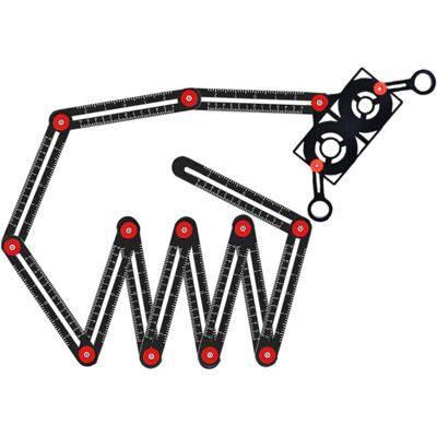 OEM Righello Multi-angolo In Ceramica A 12 Segmenti Con Indicatore Di Foratura: Strumento Di Misurazione Preciso Per Il Fai Da Te E La Lavorazione Del Legno. OEM Righello Multi-angolo In Ceramica A 12 Segmenti Con Indicatore Di Foratura: Strumento Di Misurazione Preciso Per Il Fai Da Te E La Lavorazione Del Legno.