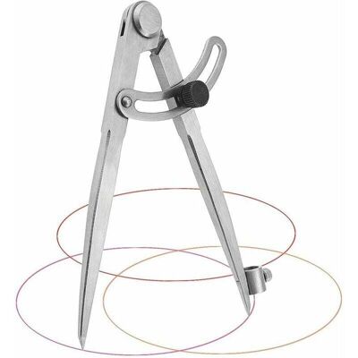 OEM Compasso Da Falegname Professionale In Acciaio Al Carbonio 20 Cm, Grande Diametro Per Disegno, Lavorazione Legno, Metalli E Pelle. OEM Compasso Da Falegname Professionale In Acciaio Al Carbonio 20 Cm, Grande Diametro Per Disegno, Lavorazione Legno, Metalli E Pelle.