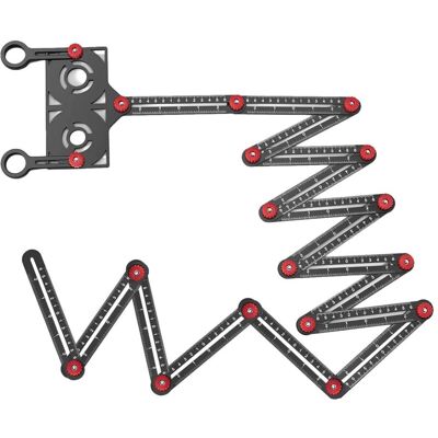 OEM Righello Per Piastrelle In Alluminio Multi-angolo – Localizzatore Di Fughe In Ceramica A 16 Posizioni, Strumento Di Misurazione Preciso E Regolabile OEM Righello Per Piastrelle In Alluminio Multi-angolo – Localizzatore Di Fughe In Ceramica A 16 Posizioni, Strumento Di Misurazione Preciso E Regolabile