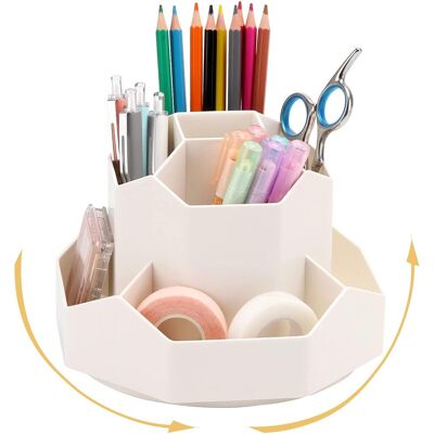 OEM Portapenne Girevole, Organizer Da Scrivania Girevole A 360°, Portapenne Girevole A 9 Scomparti, Astuccio Per Penne, Scatola Portapenne, Carta Da Ufficio, Materiale Scolastico, Pennello Per Trucco OEM Portapenne Girevole, Organizer Da Scrivania Girevole A 360°, Portapenne Girevole A 9 Scomparti, Astuccio Per Penne, Scatola Portapenne, Carta Da Ufficio, Materiale Scolastico, Pennello Per Trucco