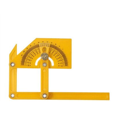 OEM Goniometro Per La Misurazione Degli Angoli, Strumento Di Precisione Per La Lavorazione Del Legno, Da 0° A 180°, Righello Goniometrico Per Interni/esterni, In Plastica Gialla -crezuo OEM Goniometro Per La Misurazione Degli Angoli, Strumento Di Precisione Per La Lavorazione Del Legno, Da 0° A 180°, Righello Goniometrico Per Interni/esterni, In Plastica Gialla -crezuo