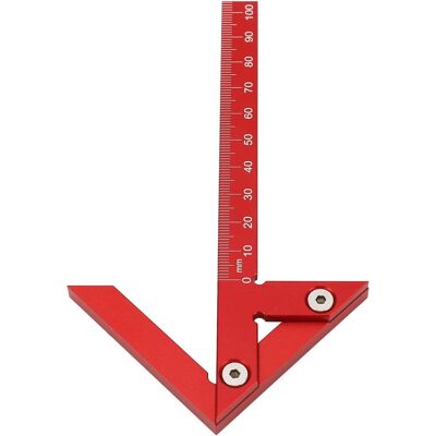 OEM Calibro Di Linea Del Mirino Del Centro Calibro Di Linea 105mm 45° 90° Strumento Di Misurazione Del Righello Della Linea Del Righello Del Falegname In Lega Di Alluminio Per La Lavorazione Del Legno OEM Calibro Di Linea Del Mirino Del Centro Calibro Di Linea 105mm 45° 90° Strumento Di Misurazione Del Righello Della Linea Del Righello Del Falegname In Lega Di Alluminio Per La Lavorazione Del Legno