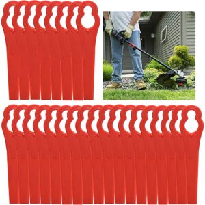 SIENTICE Confezione Da 100 Lame Di Taglio In Plastica Per Tosaerba, 83 Mm SIENTICE Confezione Da 100 Lame Di Taglio In Plastica Per Tosaerba, 83 Mm