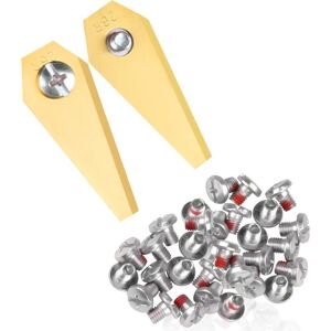 XISRENS Set Di 18 Lame Di Ricambio In Titanio Per Bosch Indego 800, 1000, 1200, 350, 400 E 450, Con Connect XISRENS Set Di 18 Lame Di Ricambio In Titanio Per Bosch Indego 800, 1000, 1200, 350, 400 E 450, Con Connect