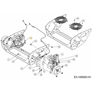 Cub Cadet Trasmissione Trattorino Tagliaerba Z5152 Originale Mtd 618-07137a Cub Cadet Trasmissione Trattorino Tagliaerba Z5152 Originale Mtd 618-07137a