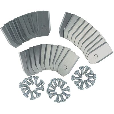 VHBW 30x Lama Di Ricambio Compatibile Con Husqvarna Automower 320 Nera, 405x, 405ve Nera Tagliaerba - Argento, In Acciaio VHBW 30x Lama Di Ricambio Compatibile Con Husqvarna Automower 320 Nera, 405x, 405ve Nera Tagliaerba - Argento, In Acciaio