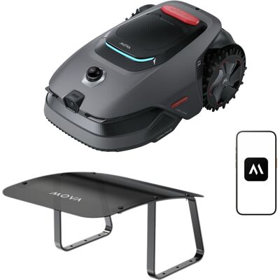 MOVA Lidax Ultra 1200 Kit – Robot Tagliaerba Con Lidar 3d Ai 360°, Mappatura Automatica, Taglio Dei Bordi, Garage Incluso MOVA Lidax Ultra 1200 Kit – Robot Tagliaerba Con Lidar 3d Ai 360°, Mappatura Automatica, Taglio Dei Bordi, Garage Incluso
