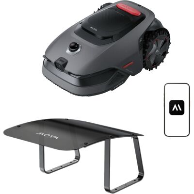 MOVA Lidax Ultra 800 Kit – Robot Tagliaerba Per Superfici 500–800 M², Lidar 3d Ai 360°, Mappatura Automatica, Taglio Dei Bordi, Garage Incluso MOVA Lidax Ultra 800 Kit – Robot Tagliaerba Per Superfici 500–800 M², Lidar 3d Ai 360°, Mappatura Automatica, Taglio Dei Bordi, Garage Incluso