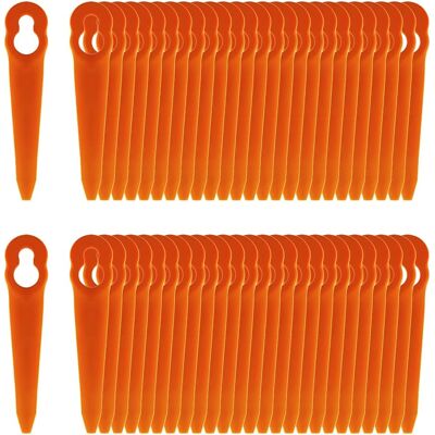 TREETALK Confezione Da 100 Lame Compatibili Per Tagliaerba A Batteria Stihl Polycut 2-2, Polycut 3-2, Fsa 45, Fsa 57 E Fse 52, Lame In Plastica. TREETALK Confezione Da 100 Lame Compatibili Per Tagliaerba A Batteria Stihl Polycut 2-2, Polycut 3-2, Fsa 45, Fsa 57 E Fse 52, Lame In Plastica.