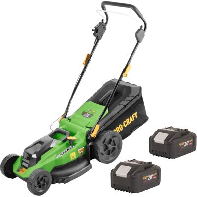 Procraft Tosaerba A Batteria Plm23bb 40 V (2x 20 V) 430 Mm Brushless + 2 Batterie Da 8,0 Ah - Senza Caricabatterie Procraft Tosaerba A Batteria Plm23bb 40 V (2x 20 V) 430 Mm Brushless + 2 Batterie Da 8,0 Ah - Senza Caricabatterie