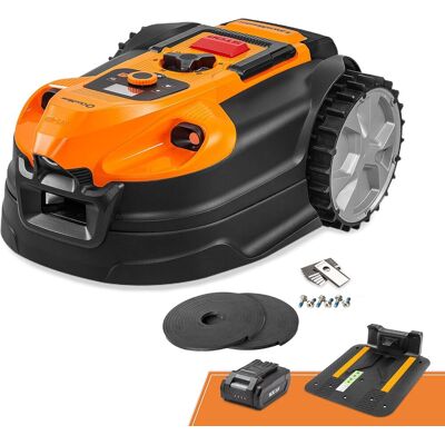 Lawnmaster Ocumow®18 Toscabaldì Robotico Senza Filo 500 M² Batteria 2ah, Navigazione Ottica, Evitamento Di Ostacoli, Stazione Di Carica Automatica, Funzione Zona Vietata, Wifi & Bluetooth App Lawnmaster Ocumow®18 Toscabaldì Robotico Senza Filo 500 M² Batteria 2ah, Navigazione Ottica, Evitamento Di Ostacoli, Stazione Di Carica Automatica, Funzione Zona Vietata, Wifi & Bluetooth App