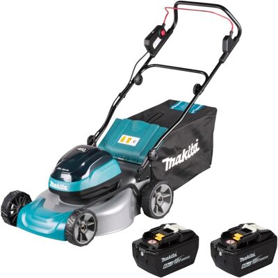 Makita Tosaerba A Batteria Dlm 466 Z 36 V (2x 18 V) 46 Cm Brushless + 2 Batterie Da 9,0 Ah - Senza Caricabatterie Makita Tosaerba A Batteria Dlm 466 Z 36 V (2x 18 V) 46 Cm Brushless + 2 Batterie Da 9,0 Ah - Senza Caricabatterie