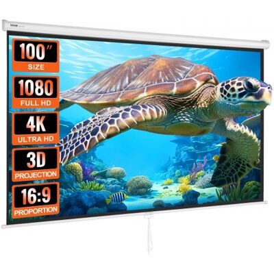 OEM Schermo Di Proiezione Avvolgibile Manuale 100 Pollici 16:9 Hd 4k OEM Schermo Di Proiezione Avvolgibile Manuale 100 Pollici 16:9 Hd 4k