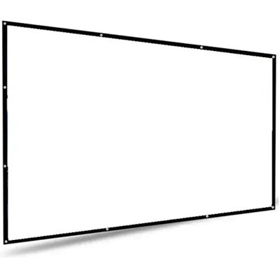 OEM Schermo Di Proiezione Pieghevole Da 100 Pollici In Poliestere Antipiega Per Home Cinema, Aule All'aperto E Ufficio (formato 16:9). OEM Schermo Di Proiezione Pieghevole Da 100 Pollici In Poliestere Antipiega Per Home Cinema, Aule All'aperto E Ufficio (formato 16:9).