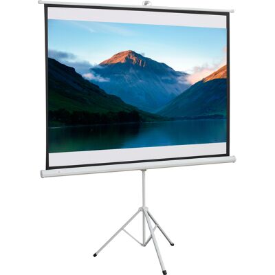 HOMCOM Telo Per Proiettore Con Treppiede Casa E Ufficio 171x131cm 84''bianco HOMCOM Telo Per Proiettore Con Treppiede Casa E Ufficio 171x131cm 84''bianco