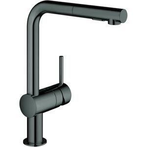Grohe Miscelatore Monocomando Lavello Minta 30274 L-uscita Azb. Doccia Di Risciacquo In Grafite Dura Grohe Miscelatore Monocomando Lavello Minta 30274 L-uscita Azb. Doccia Di Risciacquo In Grafite Dura