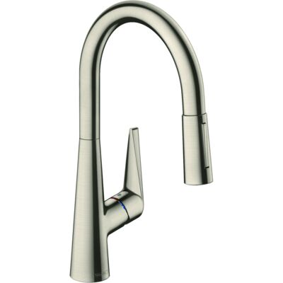 Rubinetto cucina Hansgrohe Talis M51 con doccetta estraibile - Acciaio inox Rubinetto cucina Hansgrohe Talis M51 con doccetta estraibile - Acciaio inox