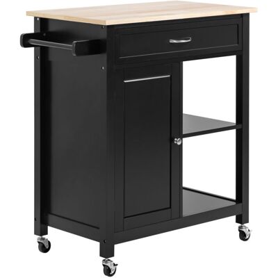 Homcom Carrello da Cucina con Cassetto e Ruote - Carrello da Cucina Homcom Carrello da Cucina con Cassetto e Ruote - Carrello da Cucina