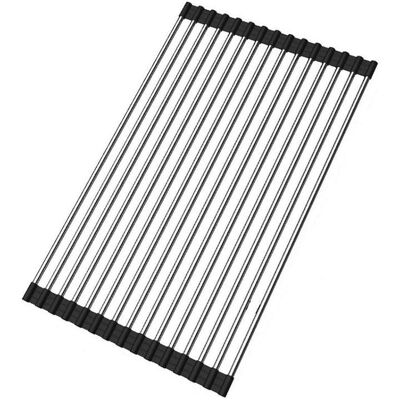 TAPWORKS Piatto Rack Pieghevole In Acciaio Inox Rack Di Essiccazione Per I Piatti E Le Posate TAPWORKS Piatto Rack Pieghevole In Acciaio Inox Rack Di Essiccazione Per I Piatti E Le Posate