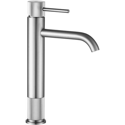 REA Rubinetto Da Lavabo Lungo Stripe Brush Steel REA Rubinetto Da Lavabo Lungo Stripe Brush Steel