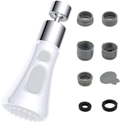 HABITEX Adattatore Rubinetto, Fm22-g1/2 Adattatore Per Doccetta Rubinetto Cucina Con 5 Adattatori In Plastica, Adattatore Rubinetto Europeo/uk HABITEX Adattatore Rubinetto, Fm22-g1/2 Adattatore Per Doccetta Rubinetto Cucina Con 5 Adattatori In Plastica, Adattatore Rubinetto Europeo/uk